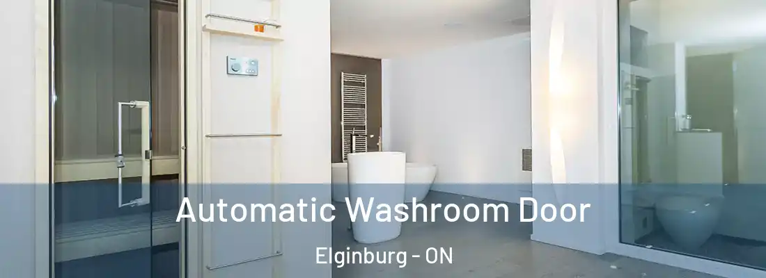  Automatic Washroom Door Elginburg - ON