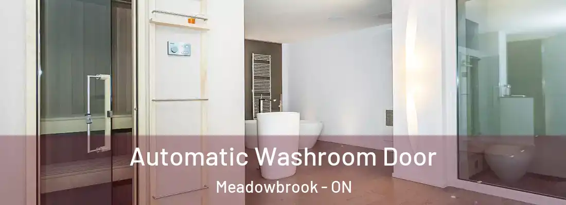  Automatic Washroom Door Meadowbrook - ON