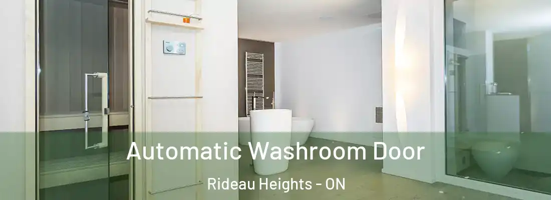  Automatic Washroom Door Rideau Heights - ON