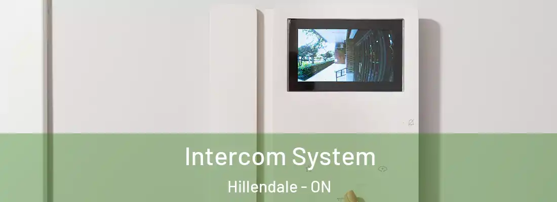  Intercom System Hillendale - ON
