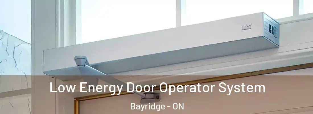  Low Energy Door Operator System Bayridge - ON