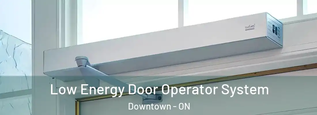  Low Energy Door Operator System Downtown - ON