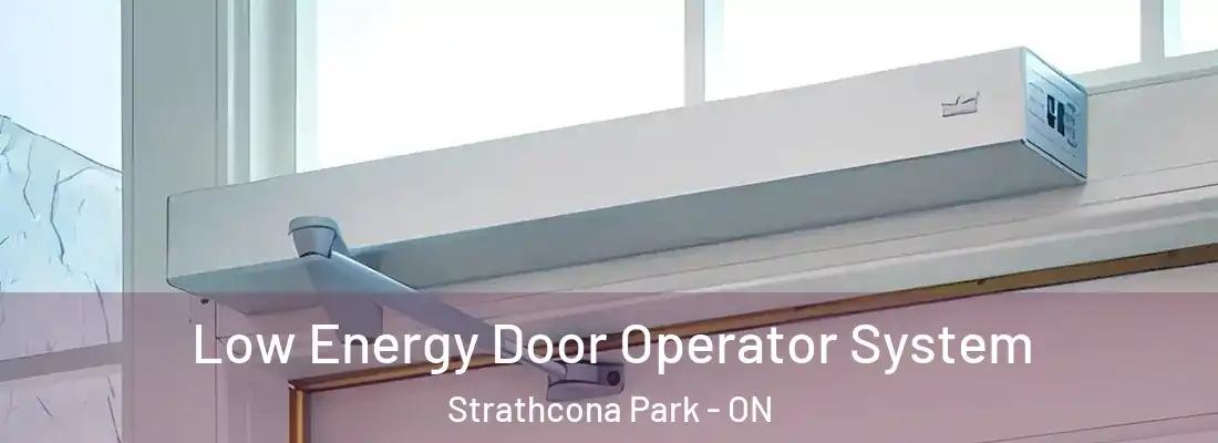  Low Energy Door Operator System Strathcona Park - ON