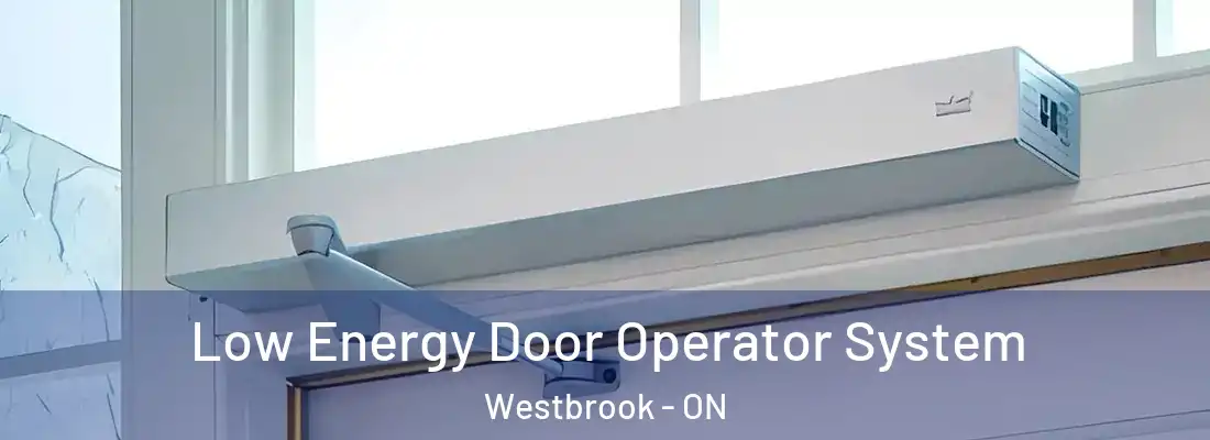  Low Energy Door Operator System Westbrook - ON