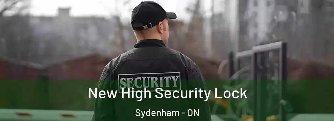  New High Security Lock Sydenham - ON