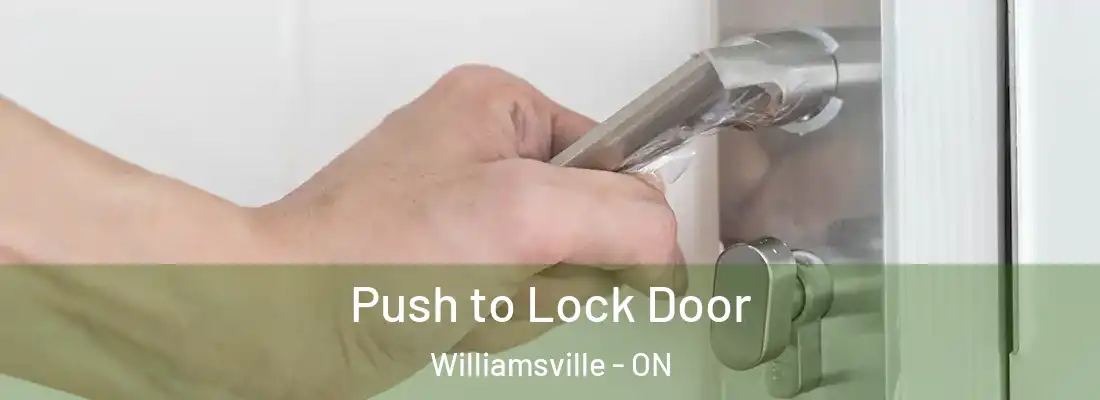  Push to Lock Door Williamsville - ON