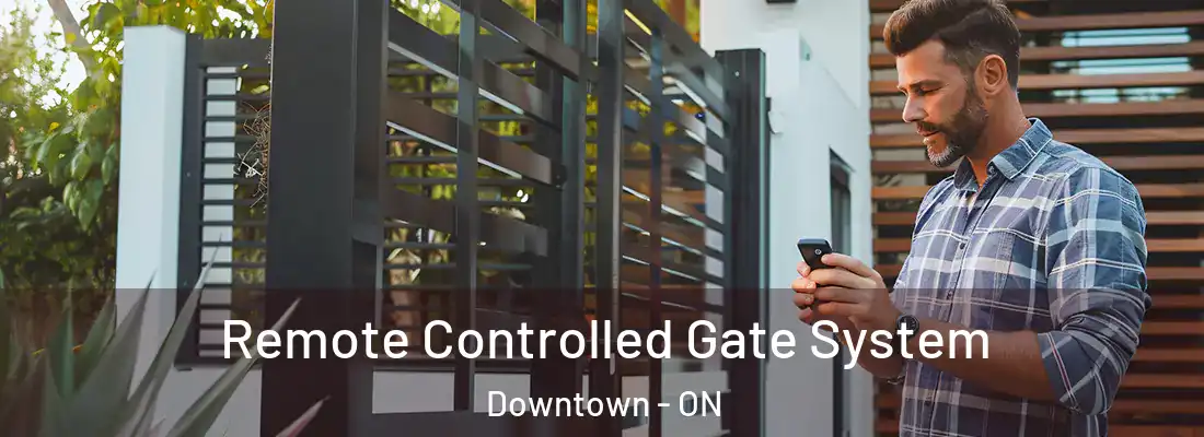  Remote Controlled Gate System Downtown - ON