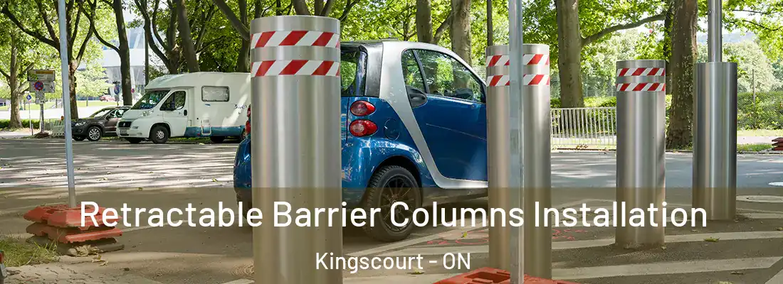  Retractable Barrier Columns Installation Kingscourt - ON