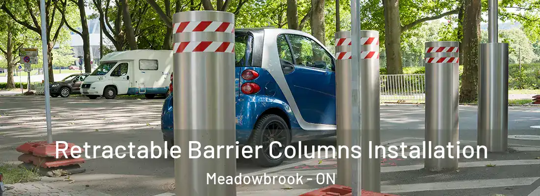  Retractable Barrier Columns Installation Meadowbrook - ON
