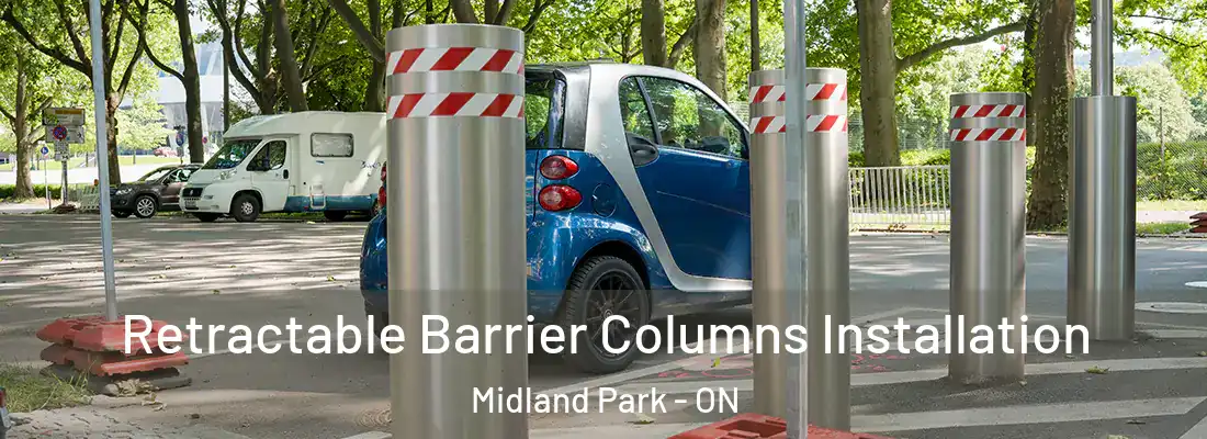  Retractable Barrier Columns Installation Midland Park - ON