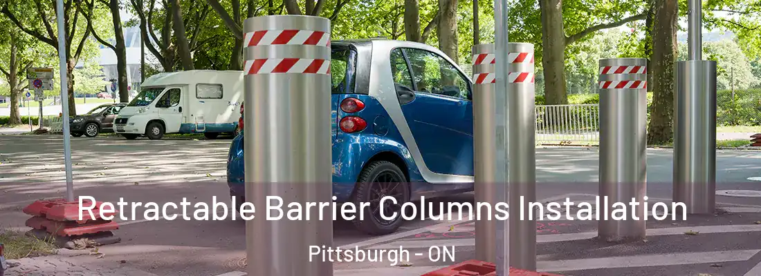 Retractable Barrier Columns Installation Pittsburgh - ON